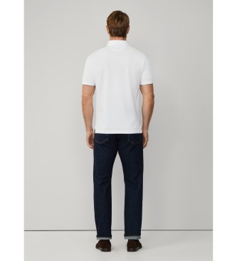 Hackett London Polo Mercerised Optic White bela