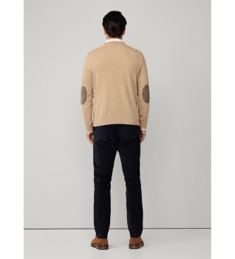 Hackett London Camisola bege Merino