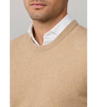 Hackett London Camisola bege Merino