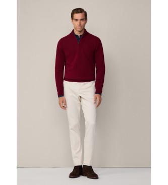 Hackett London Pull en mrinos Cash Mix Hz rouge