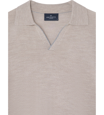 Hackett London Jersey Merino S beige