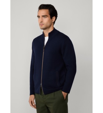 Hackett London Cardigan Milano navy