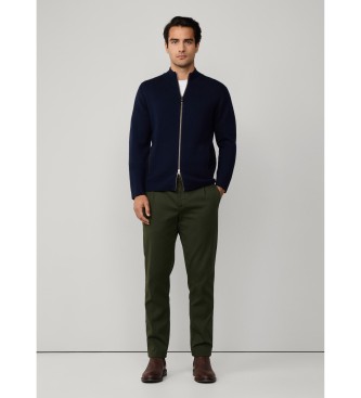 Hackett London Cardigan Milano navy
