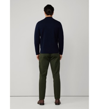 Hackett London Cardigan Milano navy