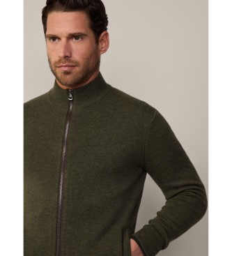 Hackett London Milano Fzip Jacket grn