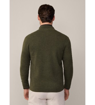 Hackett London Casaco Milano Fzip verde