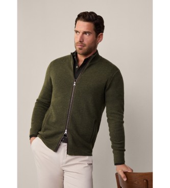 Hackett London Milano Fzip Jacket grn