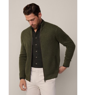 Hackett London Milano Fzip Jacket grn