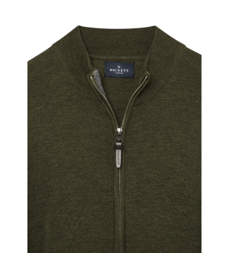 Hackett London Casaco Milano Fzip verde