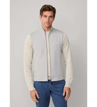Hackett London Weste Milano grau