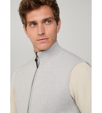 Hackett London Weste Milano grau