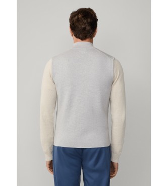 Hackett London Weste Milano grau
