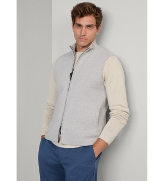 Hackett London Weste Milano grau
