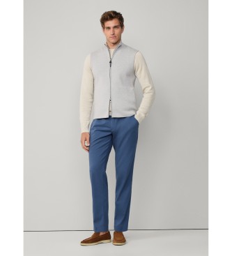 Hackett London Weste Milano grau