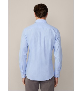 Hackett London Blue Mini Gingham Shirt