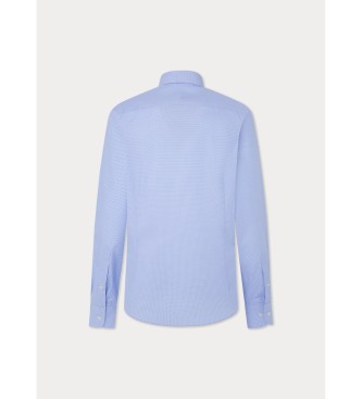 Hackett London Blue Mini Gingham Shirt