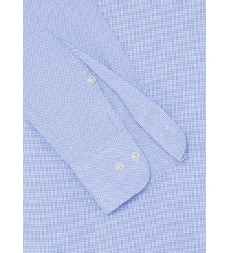 Hackett London Mini-camisa azul em xadrez