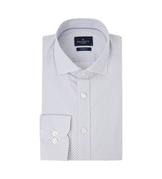 Hackett London Mini shirt met medaillonprint wit