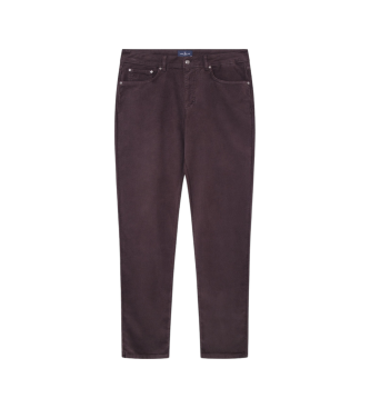 Hackett London Pantaloni di fustagno marroni