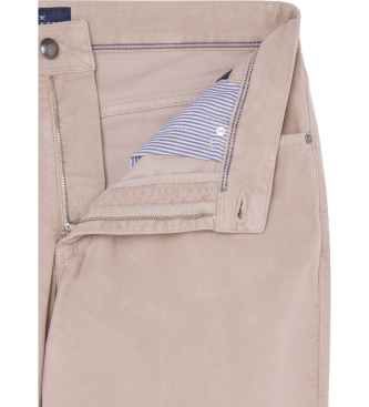 Hackett London Pantaloni in fustagno beige