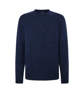 Hackett London Maglione Mouline blu scuro