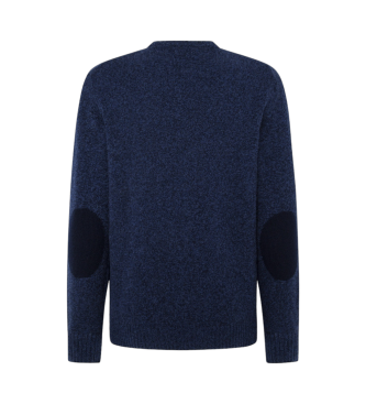 Hackett London Maglione Mouline blu scuro