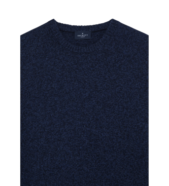 Hackett London Maglione Mouline blu scuro