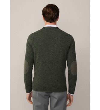 Hackett London Pull Mouline vert