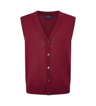 Hackett London Hjertevest rdbrun