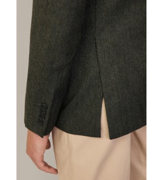 Hackett London Blazer verde multi-rifinitura