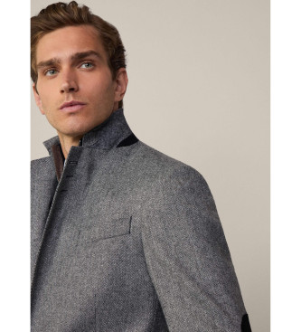 Hackett London Blazer gris  bordures multiples