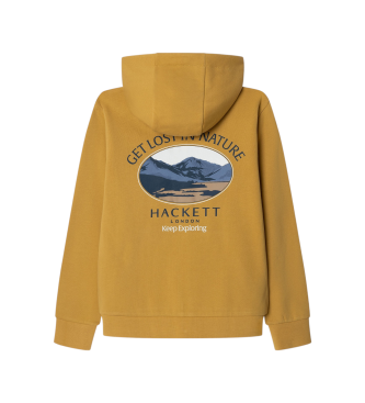 Hackett London Sweatshirt Nature yellow