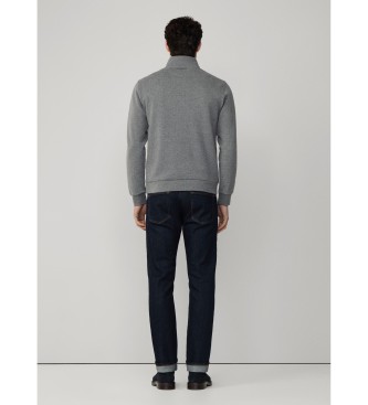 Hackett London Mikina New Double gray