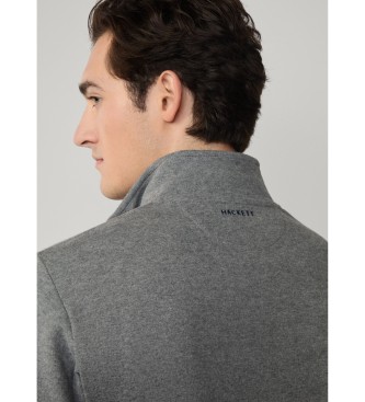 Hackett London Mikina New Double gray