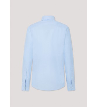 Hackett London Chemise Oxford bleue