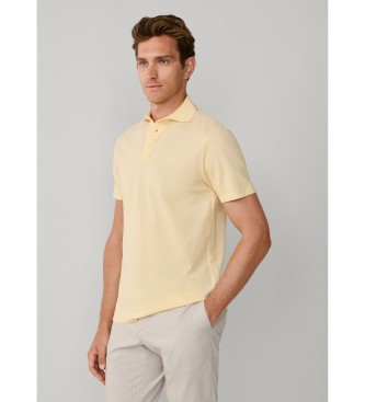 Hackett London Polo piqu� oxford fit cl�sico amarillo