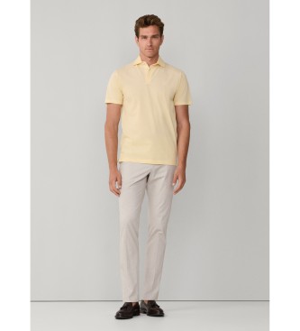 Hackett London Polo piqu� oxford fit cl�sico amarillo