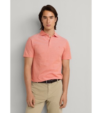 Hackett London Polo piqu� oxford fit cl�sico naranja