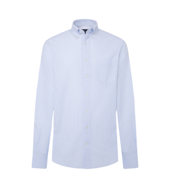 Hackett London Oxford Stripe Shirt blue