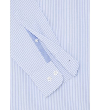 Hackett London Oxford Stripe Shirt blue