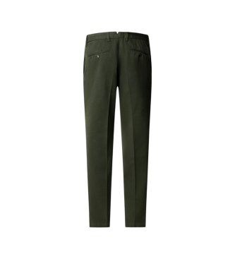 Hackett London Pantalón Brushed Cott Twill verde