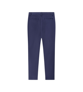 Hackett London Klassische Chino-Hose marineblau