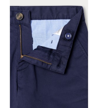 Hackett London Klassische Chino-Hose marineblau