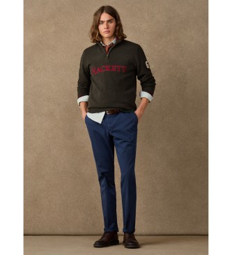 Hackett London Pantalone chino Heritage Ken blu navy