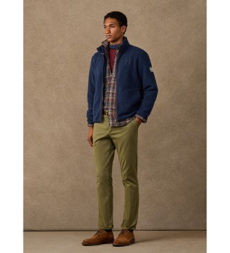 Hackett London Chino-Hose Heritage Ken olivgrün