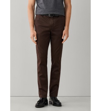 Hackett London Pantalón chino Kensington marrón