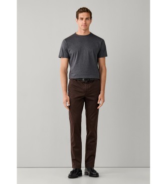 Hackett London Pantalón chino Kensington marrón