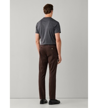Hackett London Pantalón chino Kensington marrón