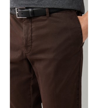 Hackett London Pantalón chino Kensington marrón