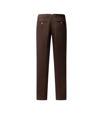 Hackett London Pantalón chino Kensington marrón